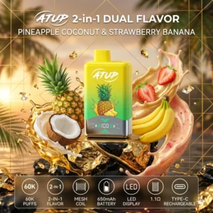 ATUP 60000 Puffs Pineapple Coconut Strawberry Banana Vape Pen