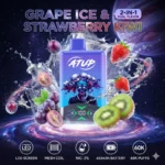 ATUP 60K Puffs Grape Ice & Strawberry Kiwi Disposable E-Cig