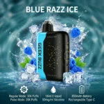 GEEK BUZZ Blue Razz Ice 25K-30K Puffs Adjustable E-Cigarette