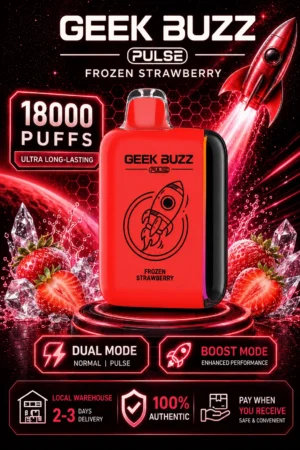 Geek Buzz Pulse 18000 Frozen Strawberry vape device
